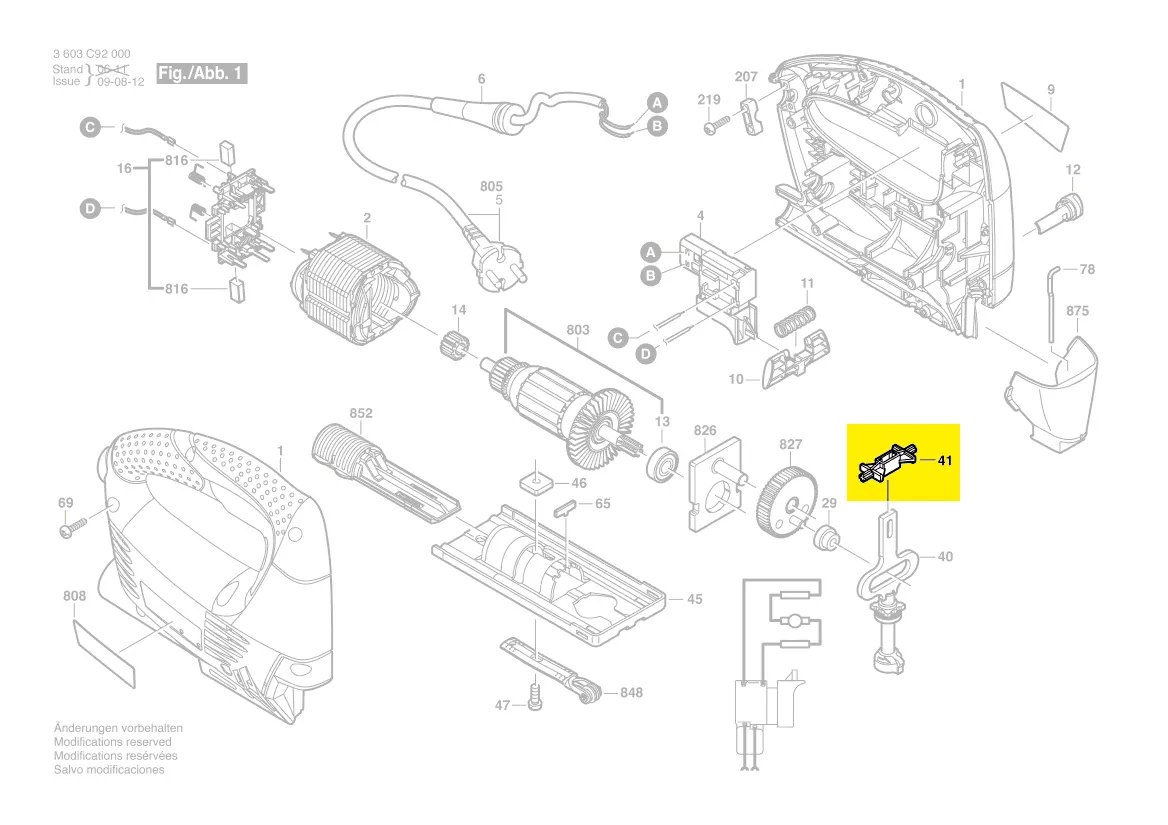 guide tringle PST 650, PST 670 L, PST 700 E...